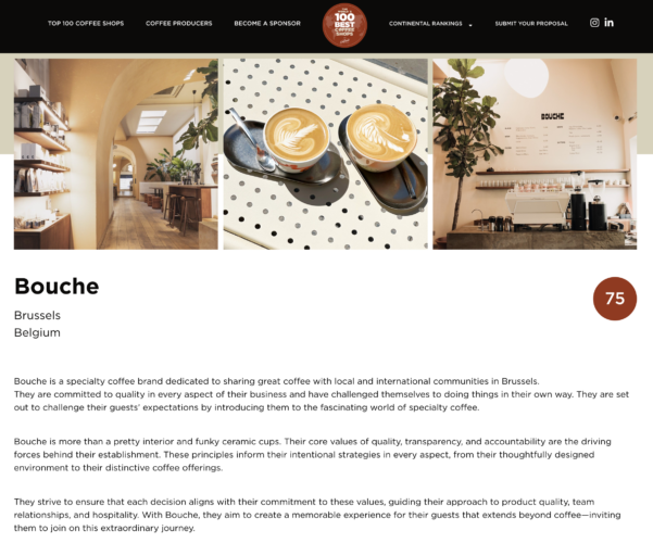 BOUCHE, Specialty Coffee
